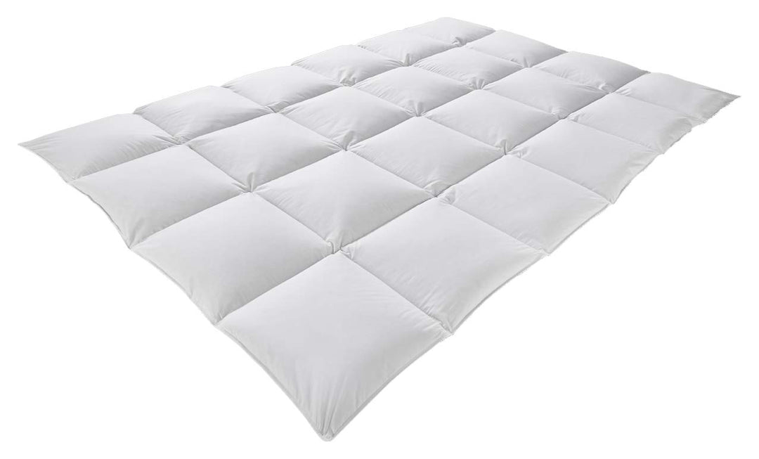 Bettenhaus Sachse Zudecke Steppbett 85% Federn / 15% Daunen, Gr. 155x200 cm, Fb. 01 weiss, ca. 1800
