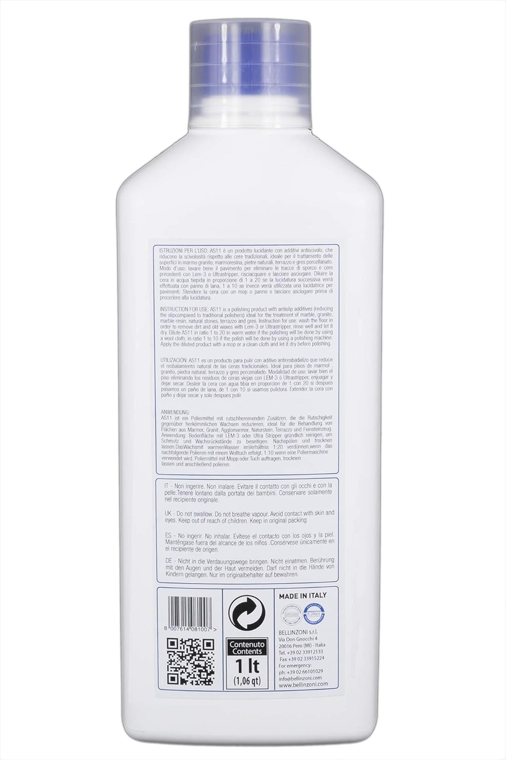 Bellinzoni 013BAS1101 Polierer, Weiss