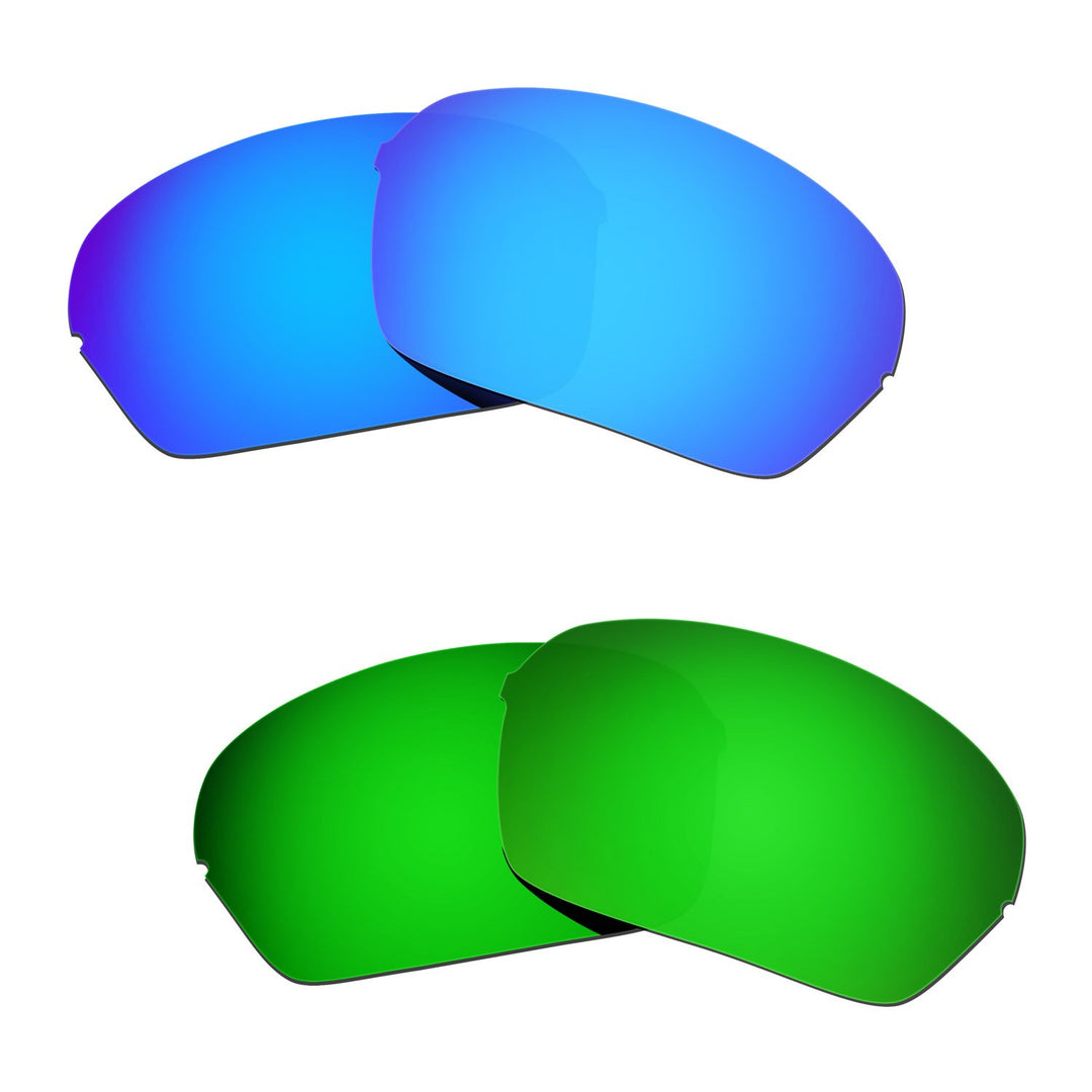 HKUCO Plus Replacement Lenses For Oakley Half X 2 pair Combo Pack