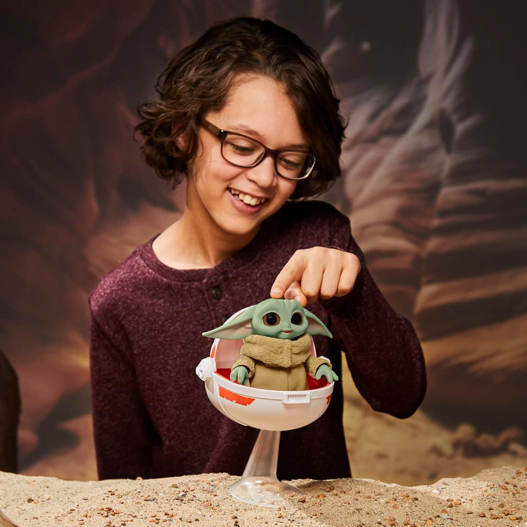 Star Wars Wild Ridin' Grogu Animatronik Spielzeug, über 25 Sound- und Bewegungskombinationen, Spielz
