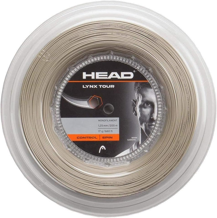 HEAD Lynx Tour Reel Tennis-Saite 16 champagne, 16 champagne