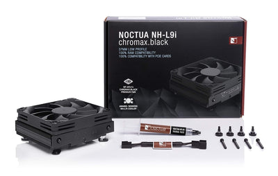 Noctua NH-L9i chromax.black, Premium Low-Profile CPU Kühler für Intel LGA1200 & LGA115x (Schwarz)