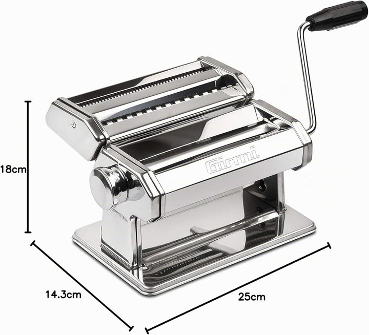 Girmi IM90 Nudelmaschine, 9 Einstellungen, Aluminiumrollen 15 cm,