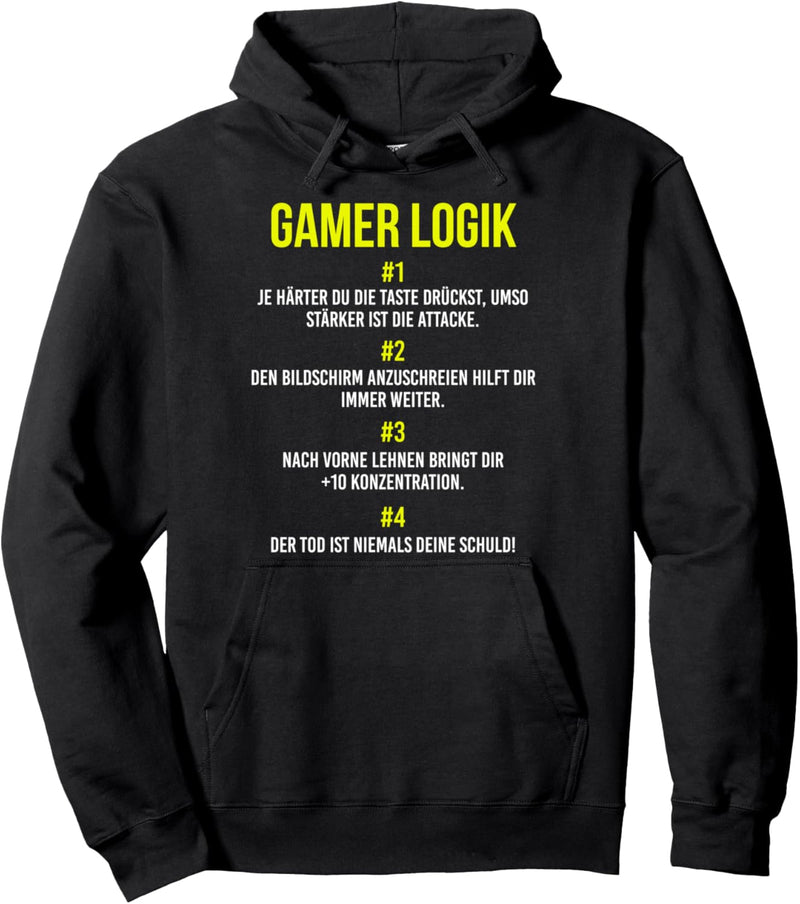 Video Game Jungs Zocker Controller Computer Gamer Logik Pullover Hoodie