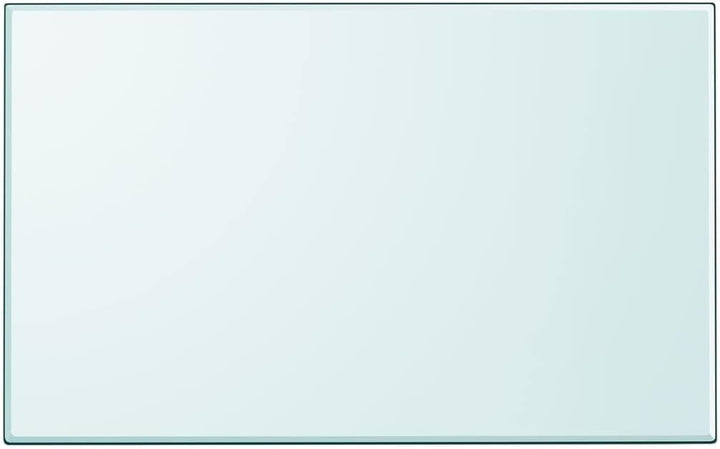 homiuse Tischplatte aus Gehärtetem Glas 1000x620 mm Transparent Rechteckig Desktop Gehärtetes Glas T