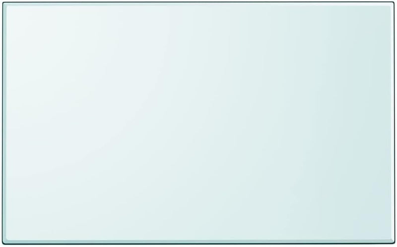 homiuse Tischplatte aus Gehärtetem Glas 1000x620 mm Transparent Rechteckig Desktop Gehärtetes Glas T