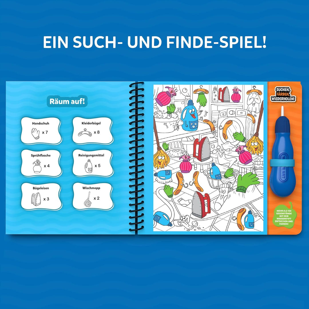 Skillmatics Wiederverwendbares Such- & Findebuch – Wasser Entdecker, kleckerfreie, lustige Lernaktiv