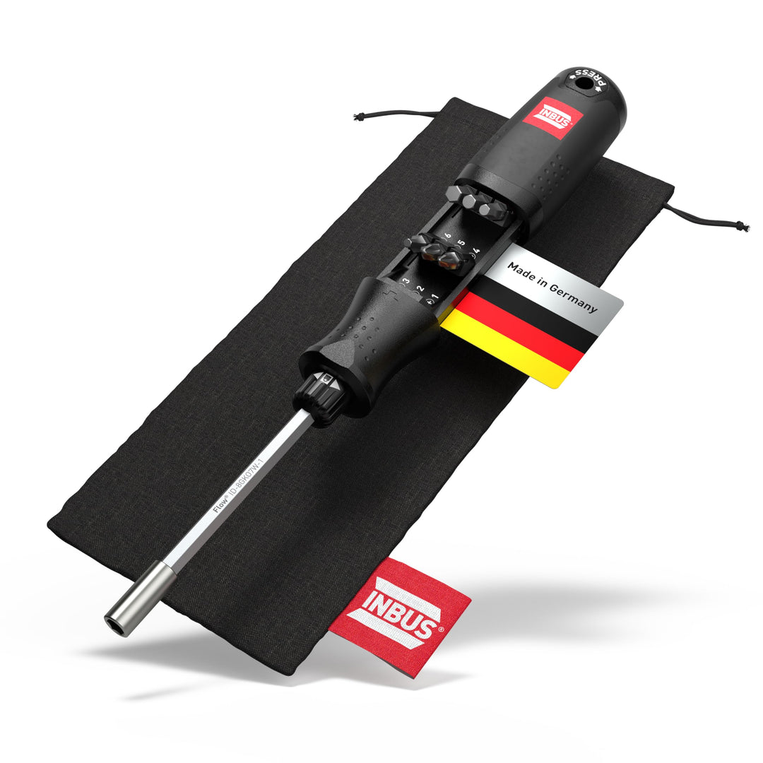 INBUS® Flow 73424 Schraubendreher inkl. 12 Bits, mit FlowDrive & HybridTouch