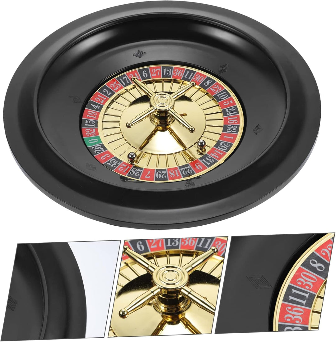 Poker Wheel Spielset Rotierendes Roulette Für Partys Tischspiel Unterhaltung Für Geburtstagsfeiern U
