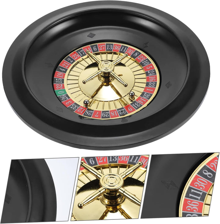 Poker Wheel Spielset Rotierendes Roulette Für Partys Tischspiel Unterhaltung Für Geburtstagsfeiern U