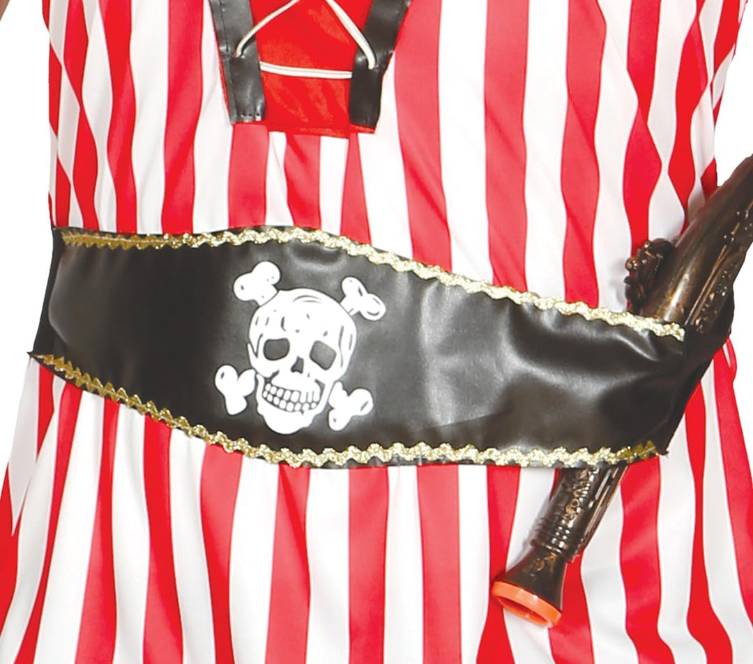 FIESTAS GUIRCA | Pirata de Ultramar Kostüm für Erwachsene - Hemd, Kopftuch, Gürtel und Hose - Korsar