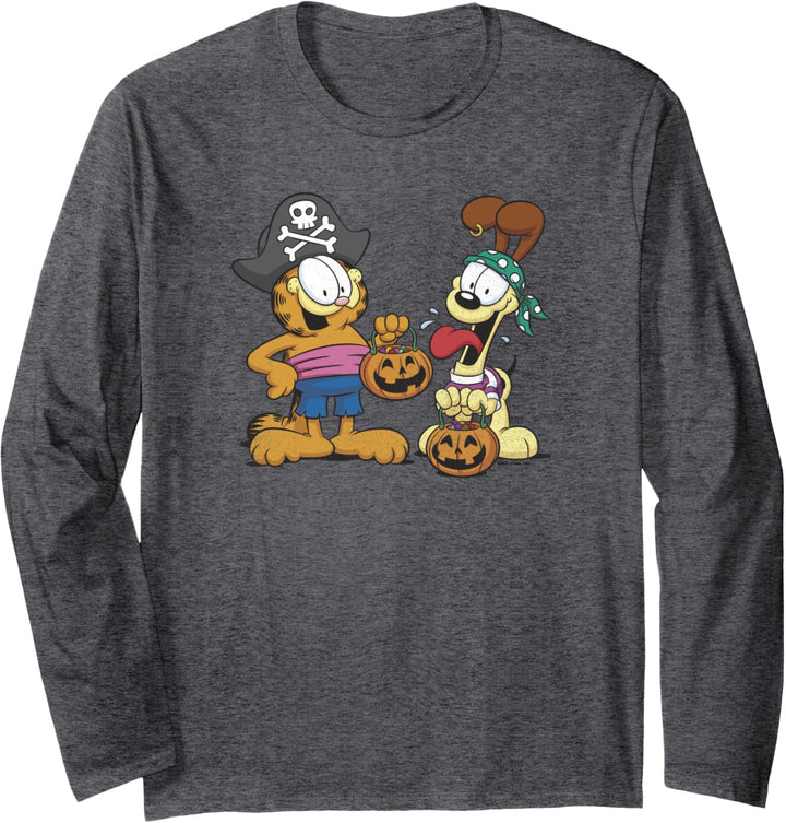 Garfield Halloween Odie Garfield Pirates Langarmshirt
