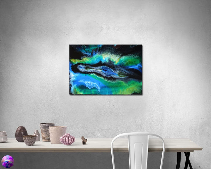 Original Gemälde Abstrakte Malerei - moderne hochglanz Wandbilder - Resin Art Kunst Bild Harz Unikat