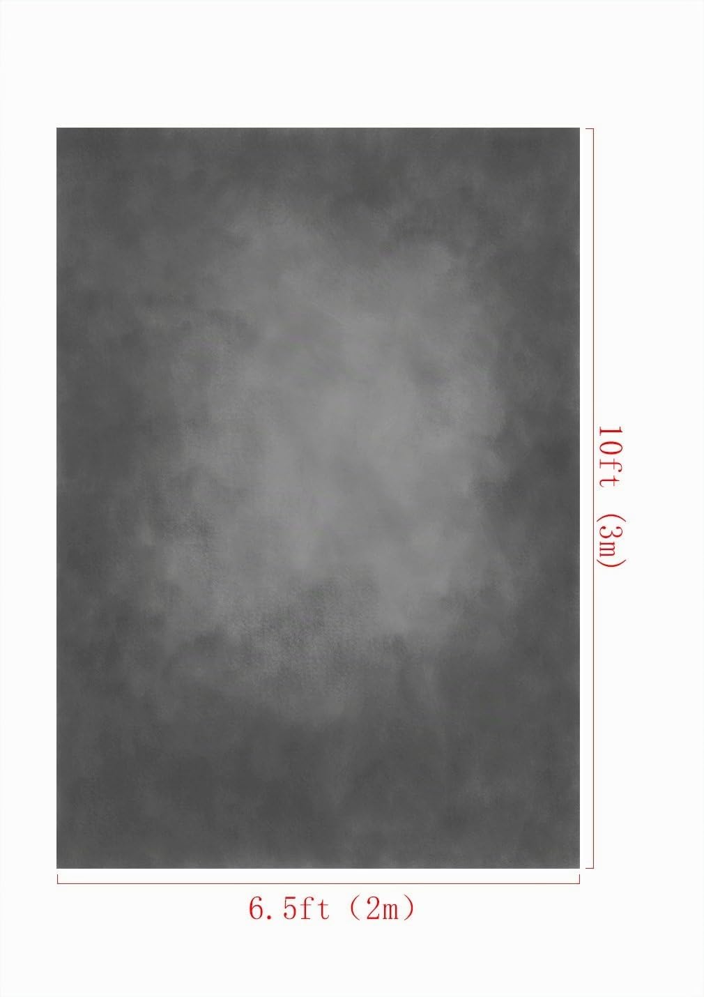 Kate 2x3m Graue Steigung Textur Hintergrund Licht Schwarz Abstrakt Solid Photo Hintergrund Retro Por