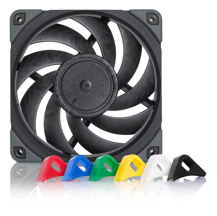 Noctua NF-A12x25 PWM chromax.black.swap, Leiser Premium Lüfter, 4-Pin, für Desktop (120mm, Schwarz)