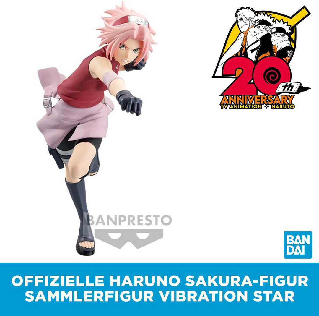 BANPRESTO Naruto Shippuden - Haruno Sakura - Figurine Vibration Stars 16cm