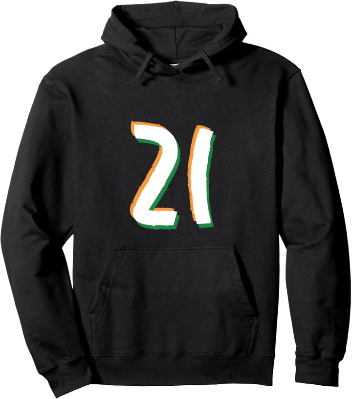 Flagge Indien Pullover Hoodie