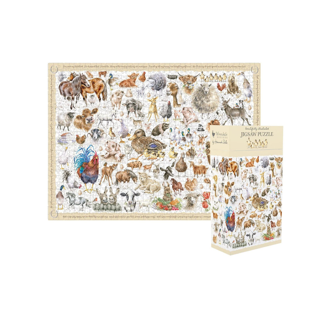 Wrendale Designs Bauernhof-Freunde Puzzle Bauernhof Freunde, Bauernhof Freunde