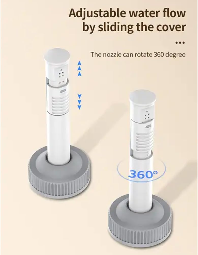 Portable Bidet, 240ml Reise Bidet, Tragbares Bidet Handbrause für Toilette Outdoor, Camping Flasche