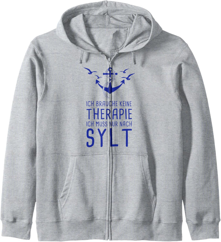 Ich Brauche Keine Therapie Ich Muss Nur Nach Sylt Westerland Kapuzenjacke