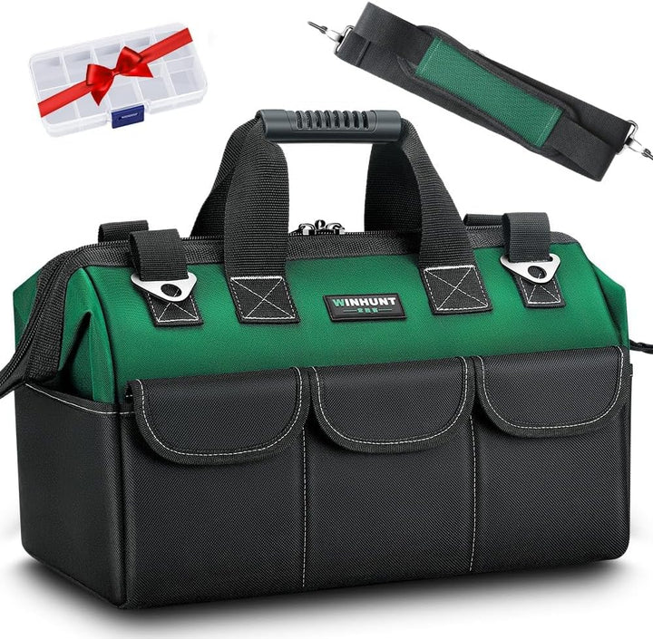 WINHUNT Werkzeugtasche, 16-Zoll Werkzeugtaschen Organizer, Werkzeug Aufbewahrungstasche mit weitem M