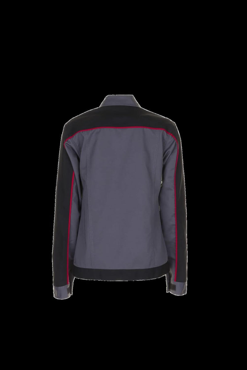 Planam Highline Damen Bundjacke schiefer schwarz rot Modell 2319 Grösse 48 Schiefer/Schwarz/Rot 48,