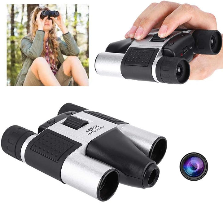 Fernglas Teleskop, 10X25 High Power 1.3MP CMOS HD Fernglas für Vogelbeobachtung/Camping/Wandern/Matc