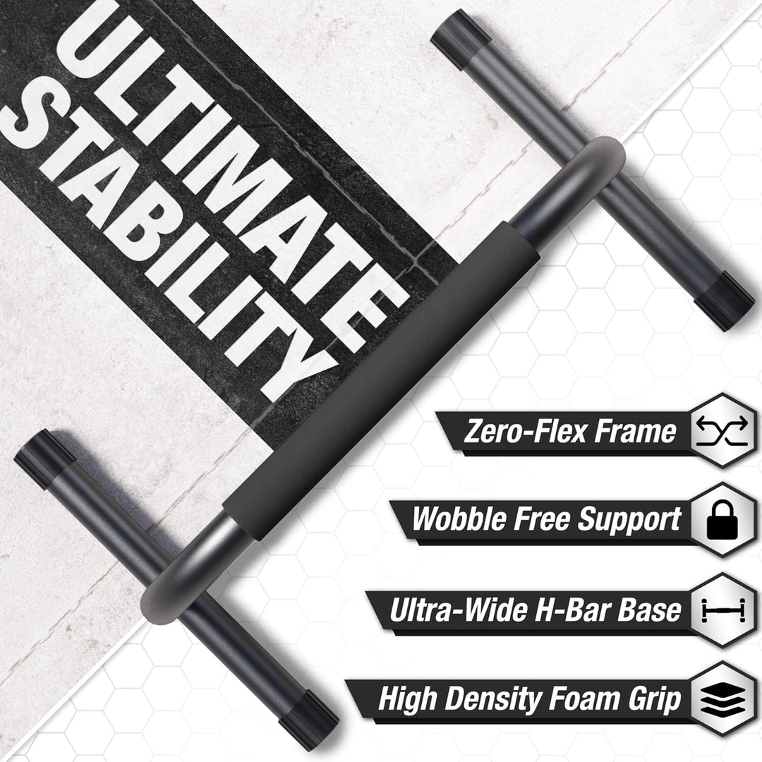 Lebert Fitness Parallettes - Calisthenics Equipment ✓ Dip Station ✓ Push Up Stand Bar ✓ Bodyweight E