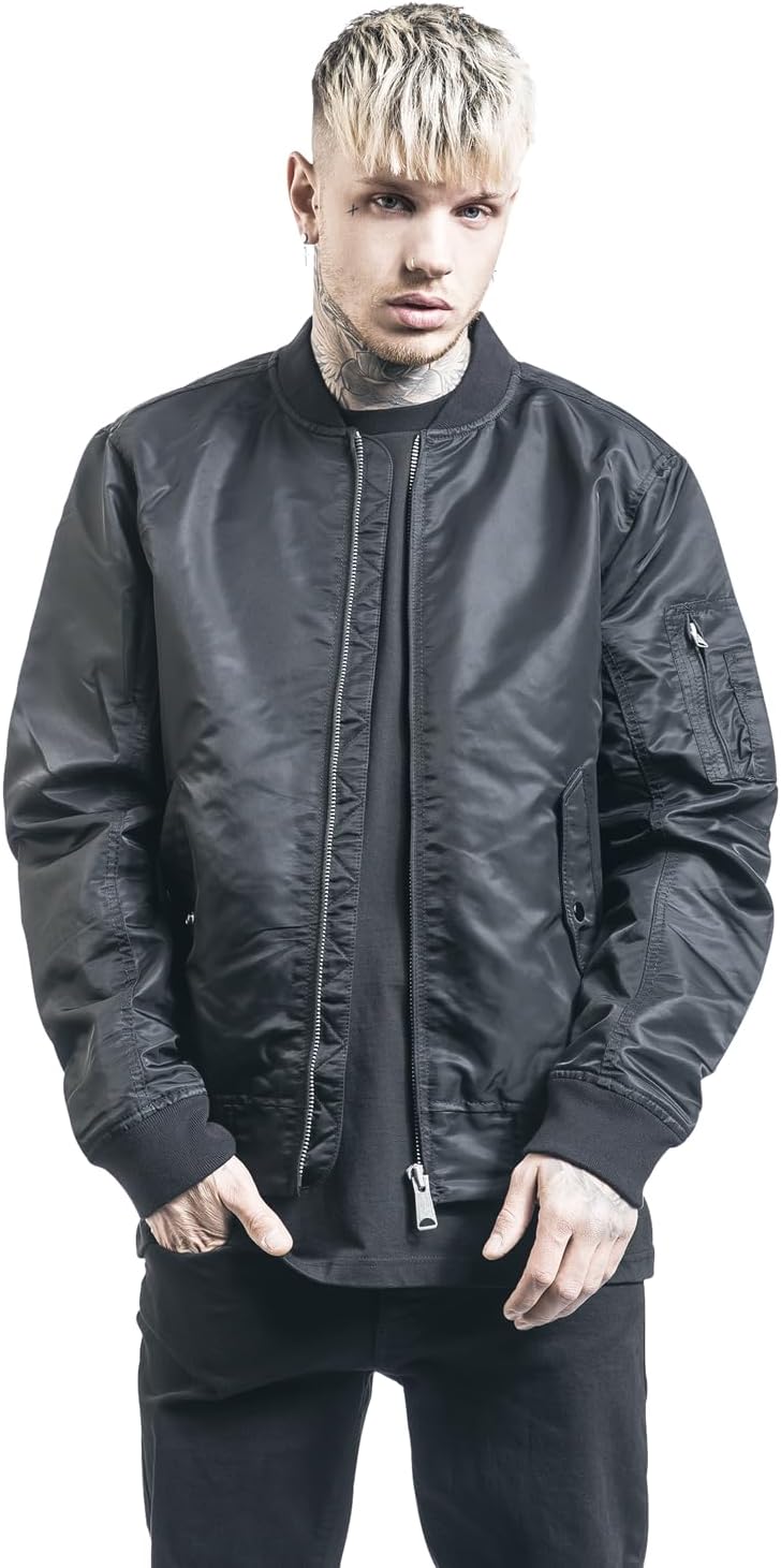 Vintage Industries Welder MA1 Jacke, schwarz, 2XL XXL Schwarz, XXL Schwarz