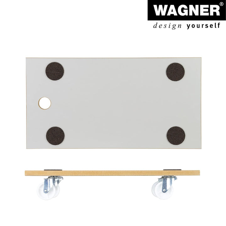 WAGNER Transporthilfe MM 1319 I 57,5 x 30 x 10 cm - Tragkraft 200 kg - Spezialbeschichtung I Anti-Ru