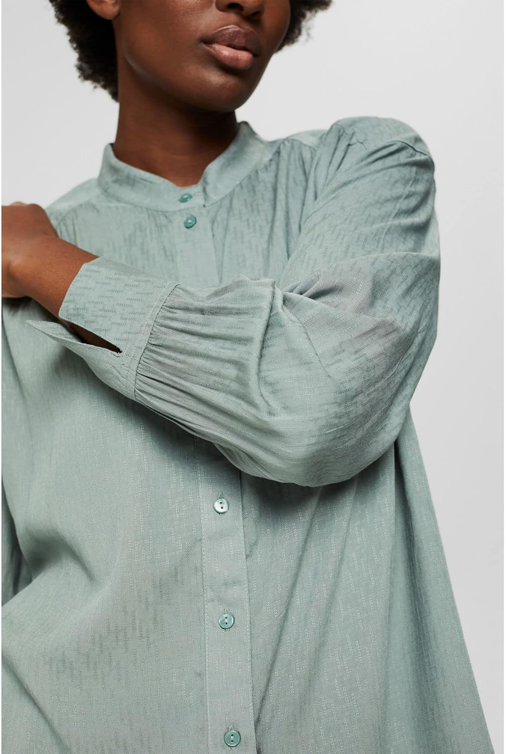 ESPRIT Damen Bluse 32 335/Dusty Green, 32 335/Dusty Green