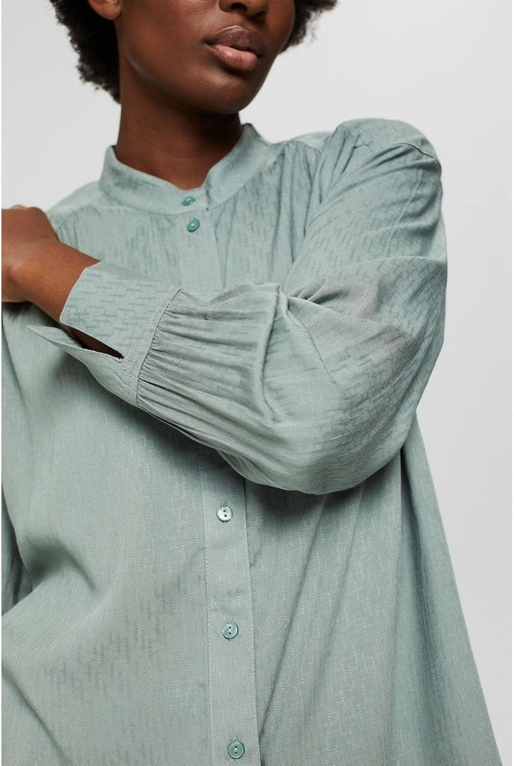 ESPRIT Damen Bluse 30 335/Dusty Green, 30 335/Dusty Green