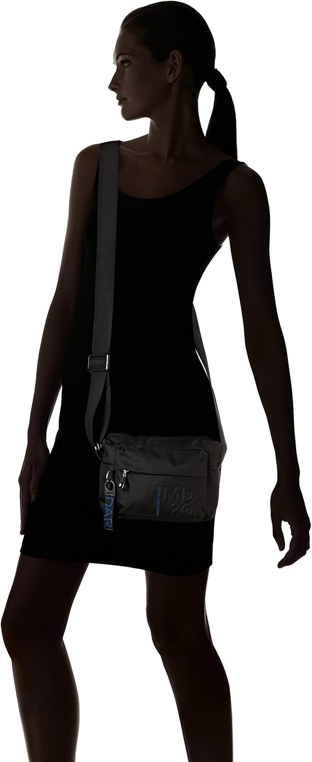 Mandarina Duck Damen Md 20 Umhängetasche Schwarz, Schwarz