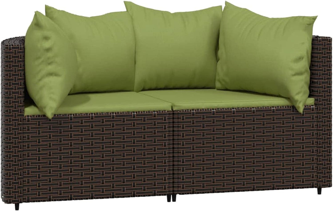 Tidyard 3-TLG. Gartenlounge Set Garten Sofa 2 Sitzer Ecksofa Gartensofa Rattansofa Sitzgruppe Garten