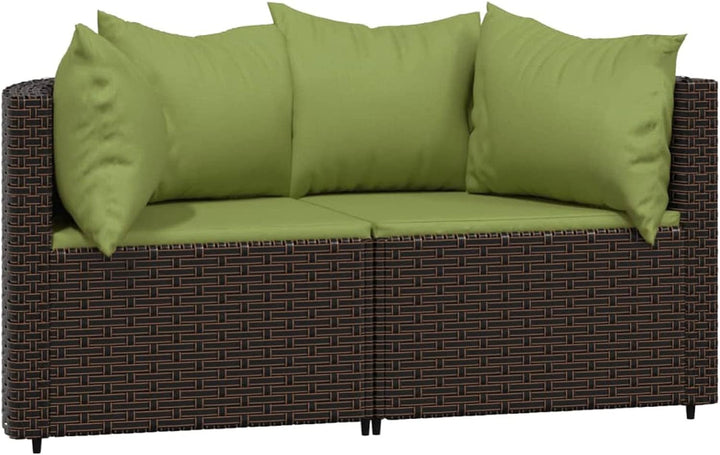 Tidyard 3-TLG. Gartenlounge Set Garten Sofa 2 Sitzer Ecksofa Gartensofa Rattansofa Sitzgruppe Garten