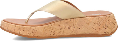 Fitflop Damen Mwb Zehensteg Flache Sandale 41 EU Platin, 41 EU Platin