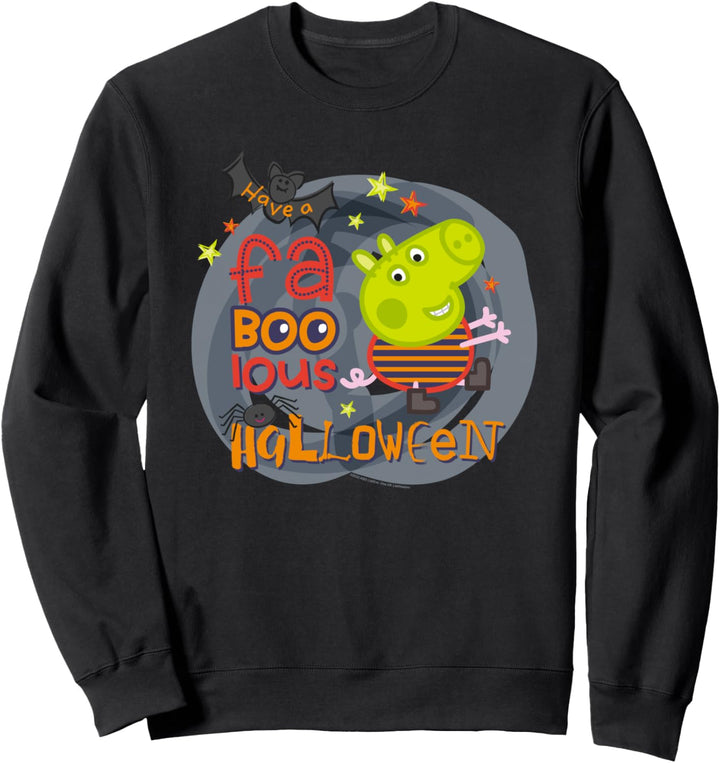 Peppa Wutz George Pig Have A Fa-Boo-lous Halloween Sweatshirt