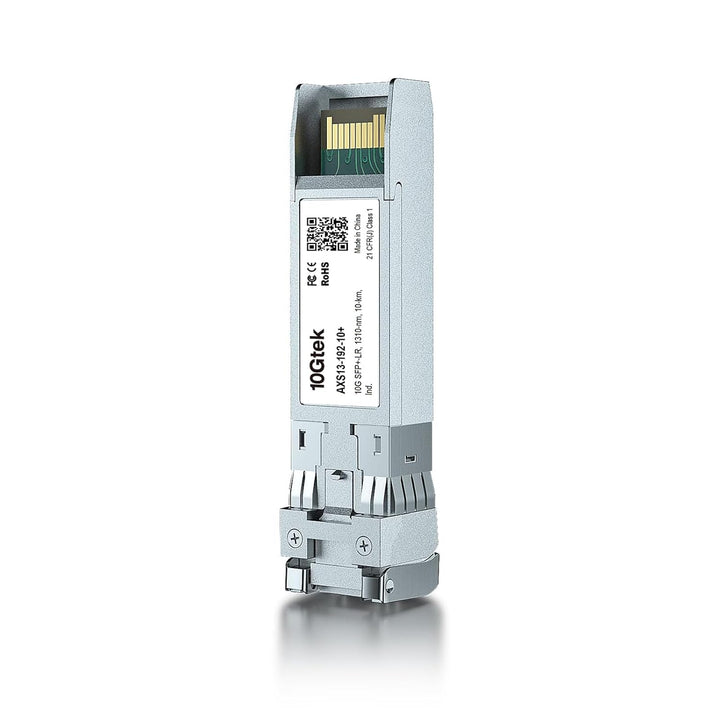 10Gtek Industrial Grade 10GBase-LR SFP+ Transceiver, 10G 1310nm SMF, up to 10 km, Compatible for Cis