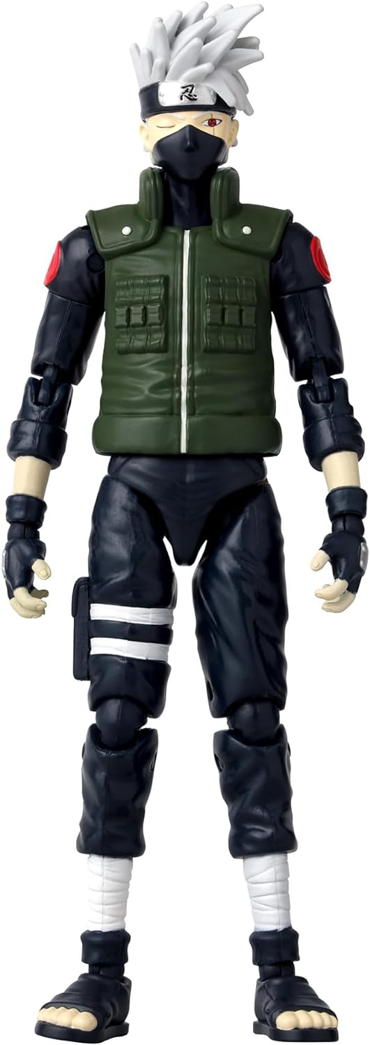 Bandai – Anime Heroes – Naruto Shippuden – Anime-Heldenfiguren 17 cm – Kakashi Hatake (Fourth Great