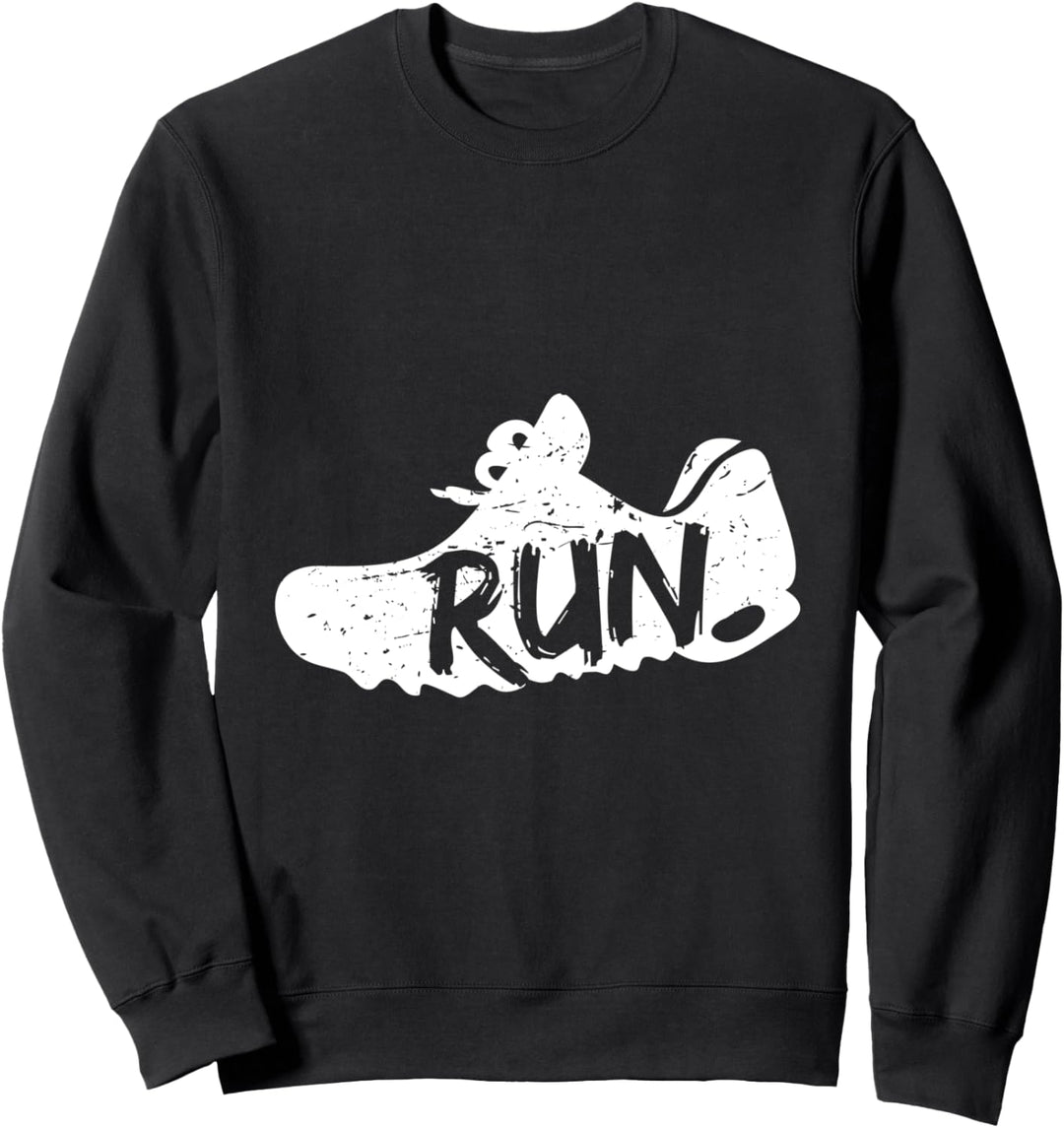 Sportschuhe laufen Läufer Geschenk Fun T Shirt Sweatshirt