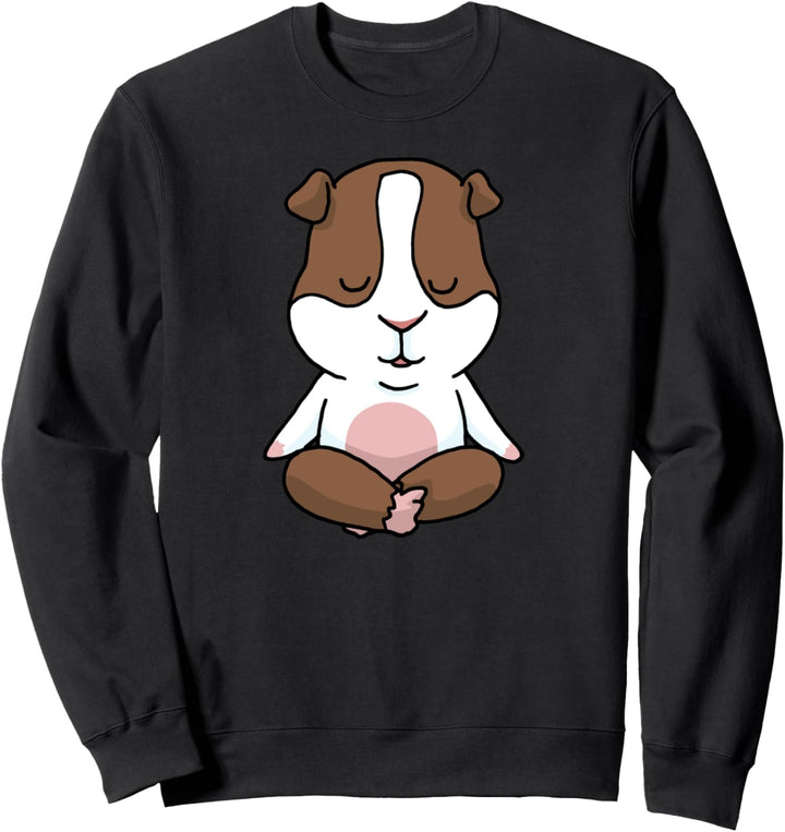 Meerschweinchen Yoga Sweatshirt