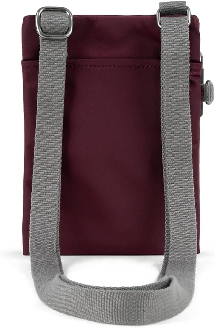 Roka London Chelsea Sling Pocket Bag Nylon Extra Small XS Pflaume, XS Pflaume