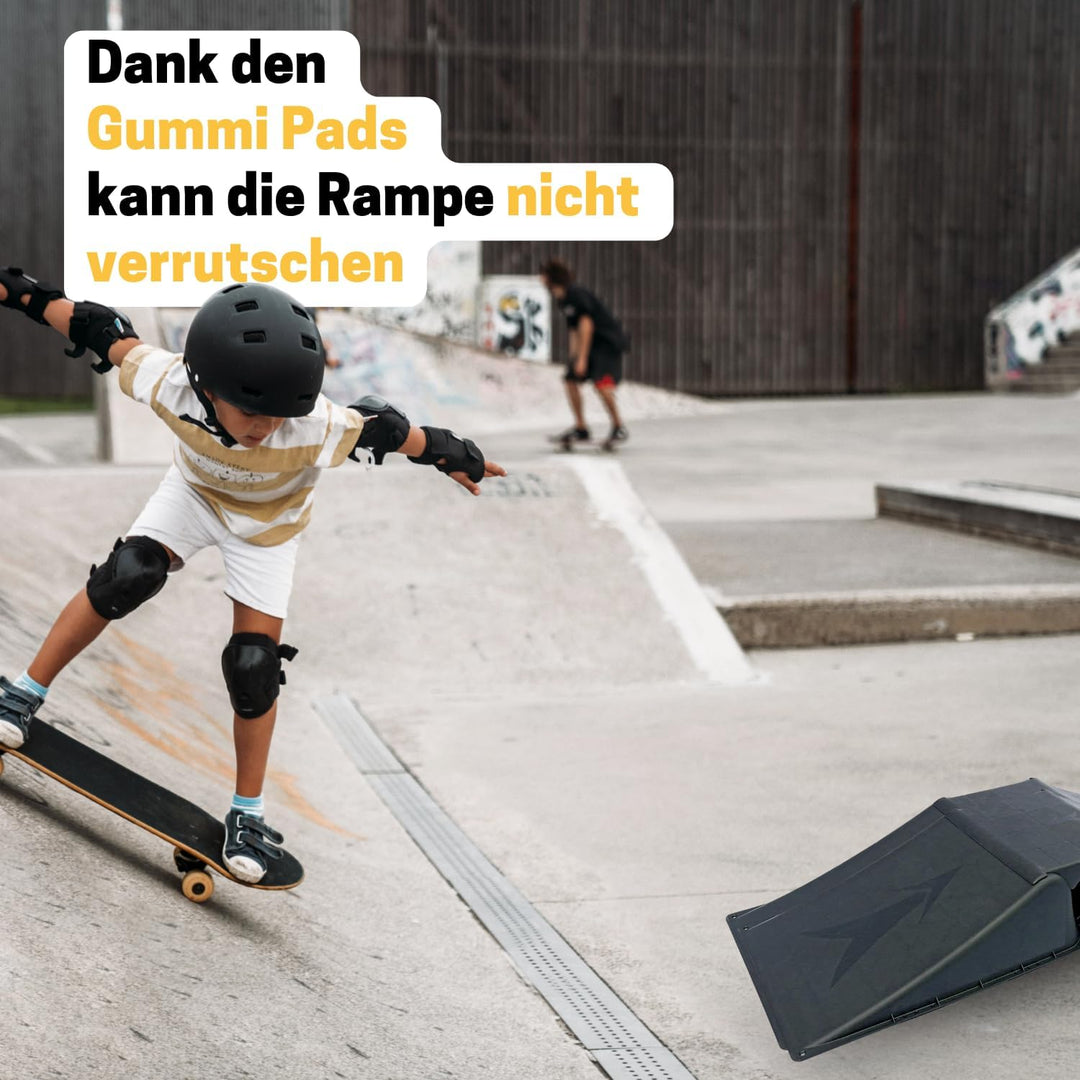 Best Sporting Rampen-Set für Skateboard, BMX-Rad, Skater und RC Cars (Rampe 2 + 1), Rampe 2 + 1