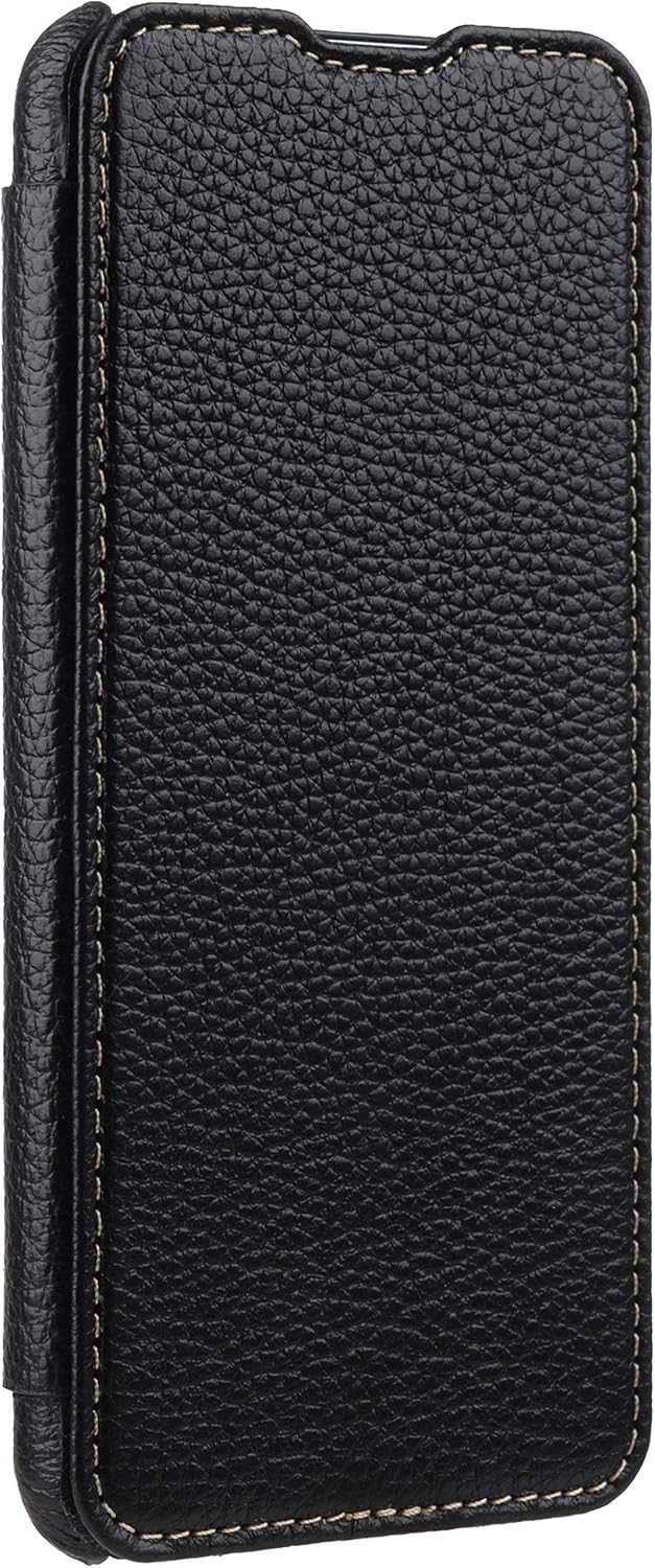 STILGUT Book Case kompatibel mit Google Pixel 5 Hülle aus Leder zum Klappen, Klapphülle, Handyhülle,