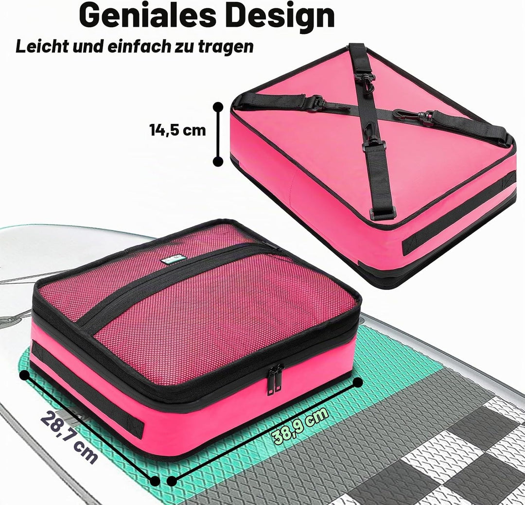 Paddle Board Kühltasche, wasserdichte Surf Sup Deck Kühltasche, isoliert, auslaufsicher, 10 Dosen, S