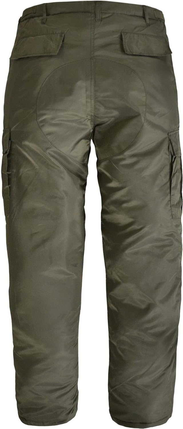 normani Winter Thermohose gefütterte, stark Wasserabweisende Schneehose Oliv XXL, Oliv XXL