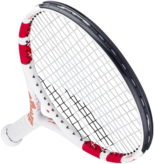 Babolat, Tennisschläger Modell Drive Junior, Einheitsgrösse, Blau/Rot, Leicht, Griff für kleine Händ