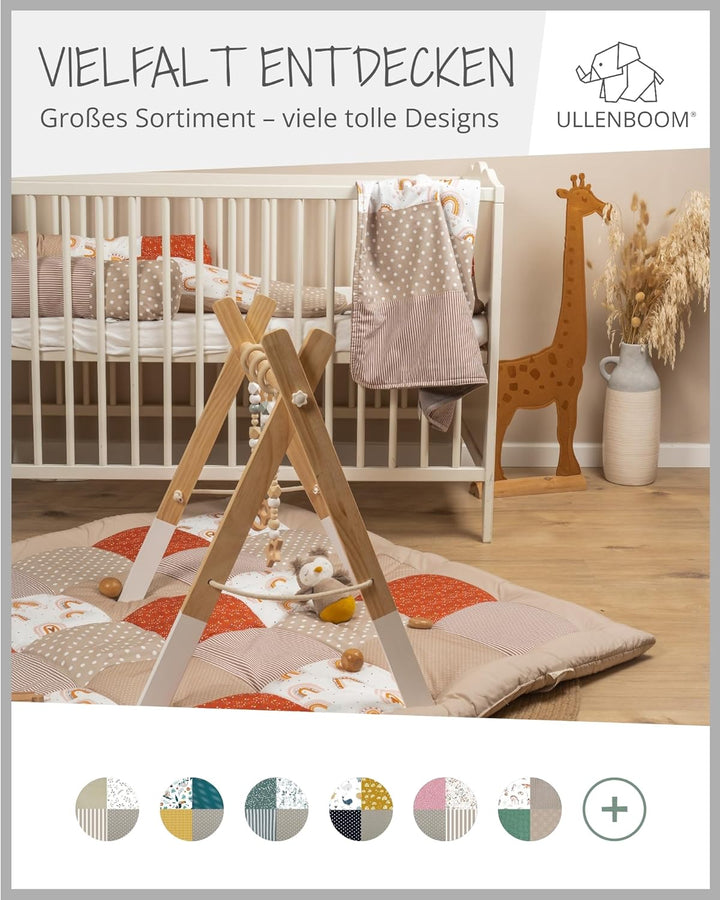 ULLENBOOM ® Windeltasche für unterwegs (Made in EU) - Wickeltasche für bis zu 3 Windeln, Feuchttüche