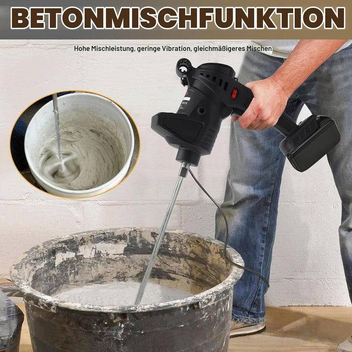 3980W 2in1 Putzglättmaschine &amp; Rührwerk für Makida 18V Akkus(ohne Akku), 2800UPM Putzbearbeitungsmas