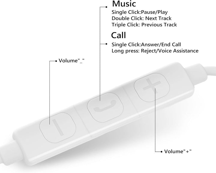 yobola USB C Kopfhörer mit Kabel, In Ear Kabelkopfhörer mit Mikrofon und Lautstärkeregelung, HiFi St
